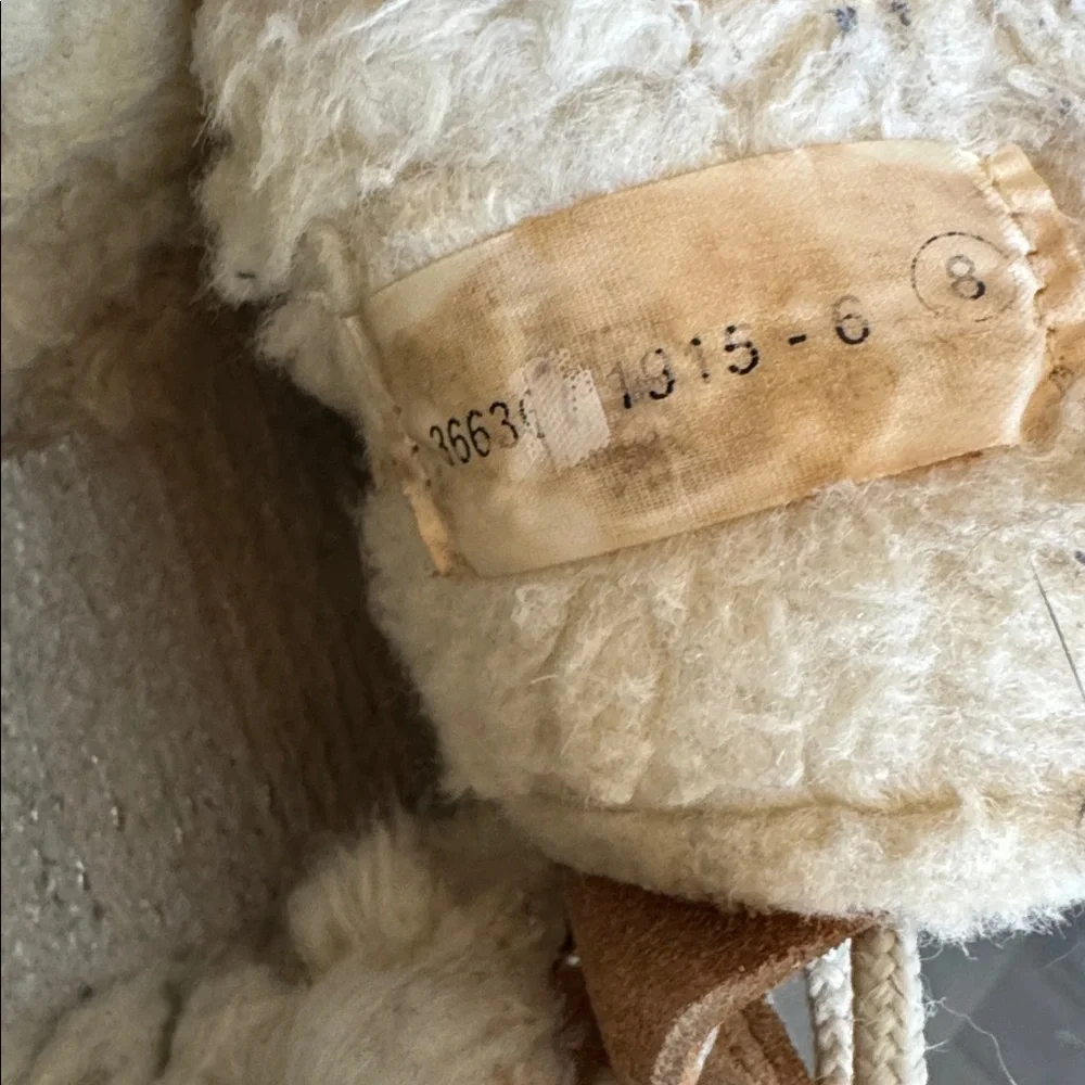 Vintage 70s Desert Chukka Suede Sherpa Lines Boots - Picture 10 of 10